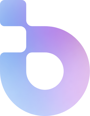 Bluebell Interactive Logo (a letter 'b' shape with the stem of the letter also forming the letter 'i')